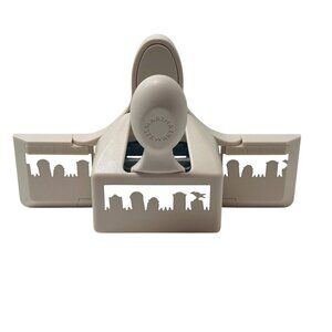 Martha Stewart Graveyard Edge Punch Halloween Tombstone Border Retired HTF Rare